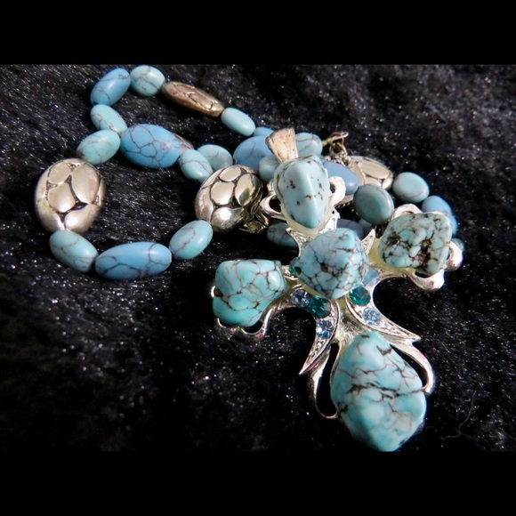 Jewelry - Turquoise Cross Necklace